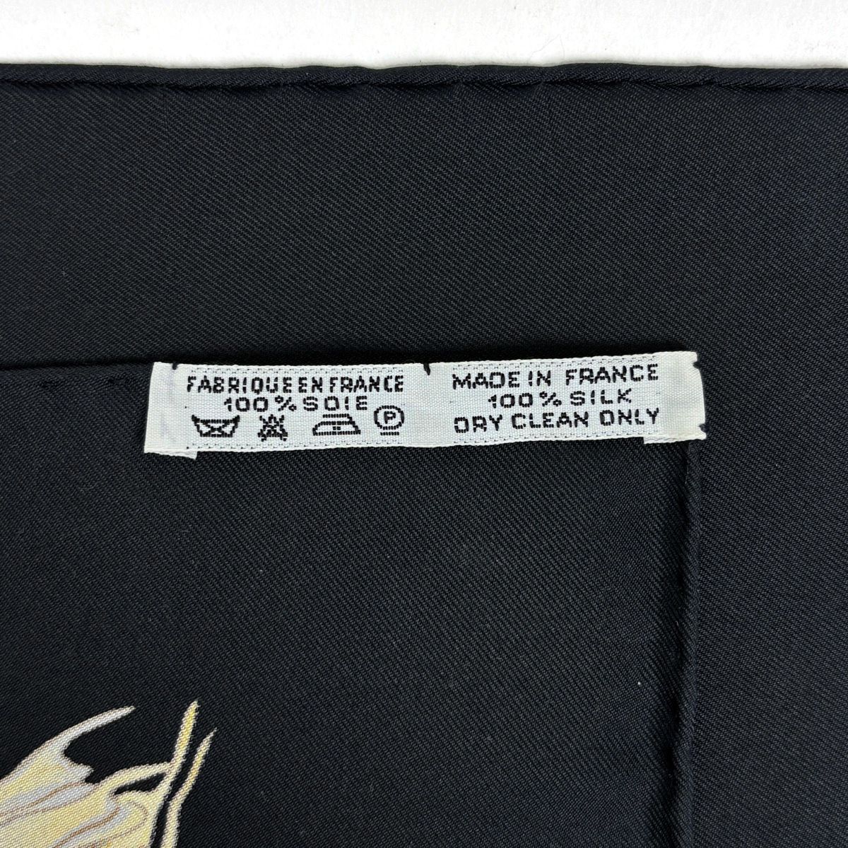 Hermes Carre 90 Passiflores Passion Flower Scarf Silk Black Multicolor — view 2