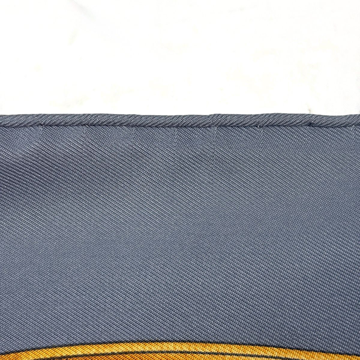 Hermes Carre 90 Grand Manege Great Training Horse Equipment Scarf Silk Gray — view 3