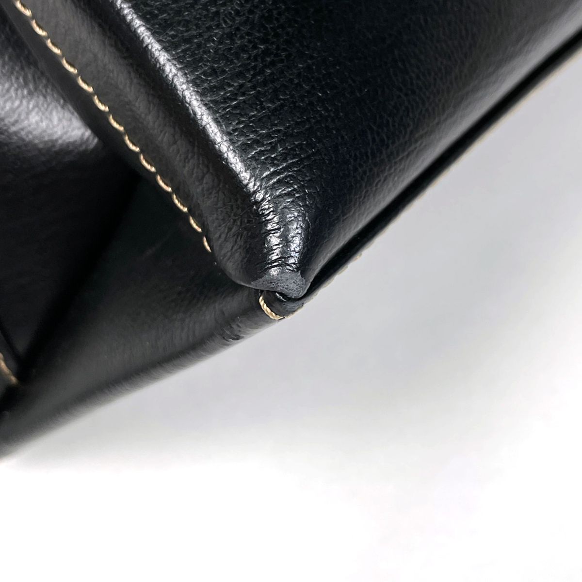 Loewe Velazquez Handbag 2-Way Leather Black Brown — view 3