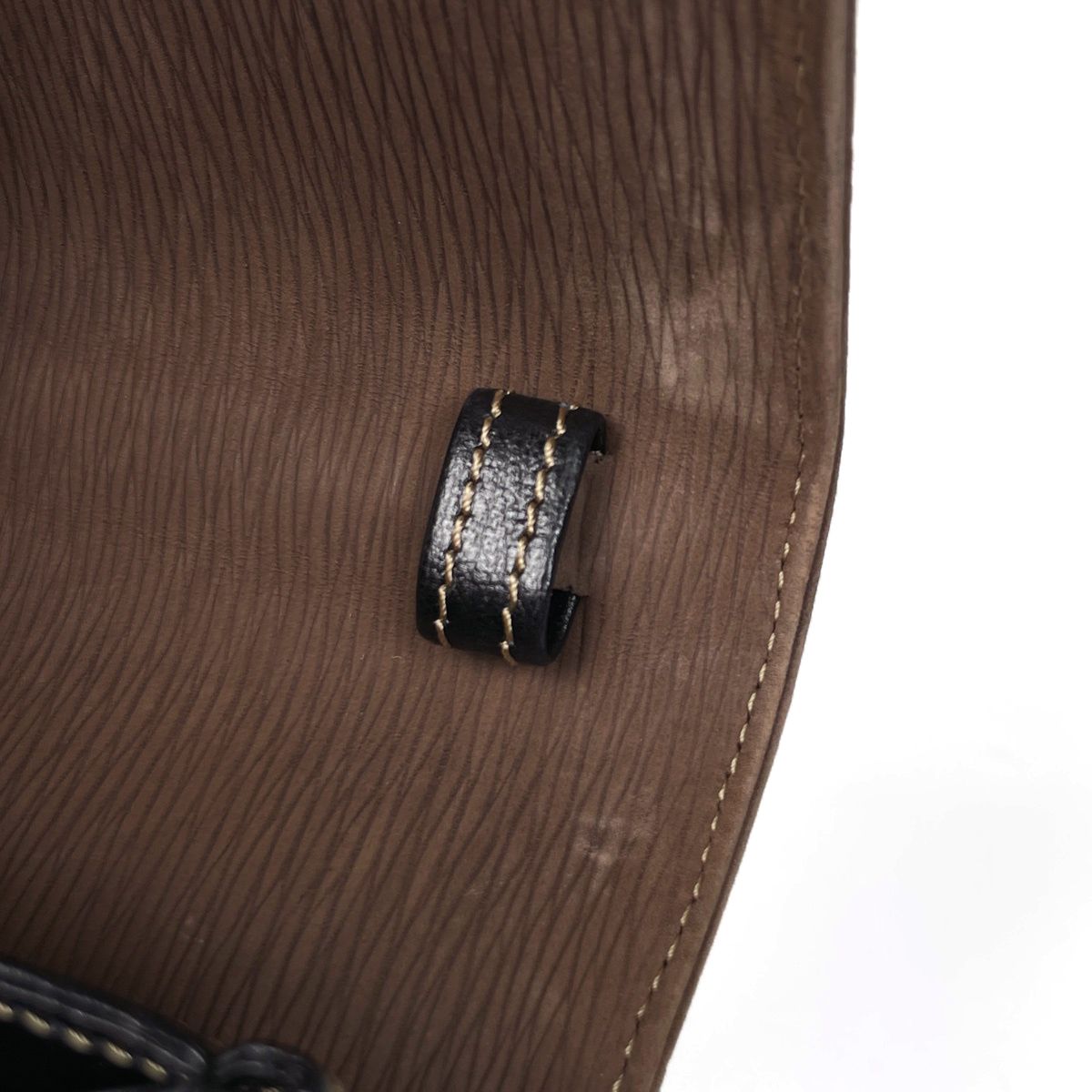 Loewe Velazquez Handbag 2-Way Leather Black Brown — view 6