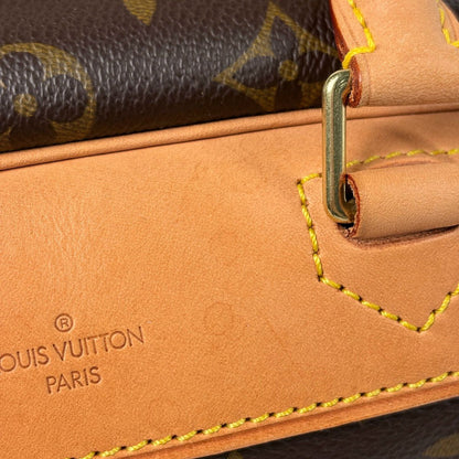 Louis Vuitton Deauville Bowling Vanity Handbag Monogram Brown — view 4