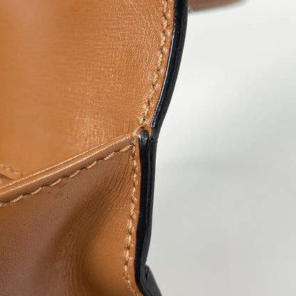 Gucci Ladylock Handbag 2-Way Vintage Leather Brown — view 7