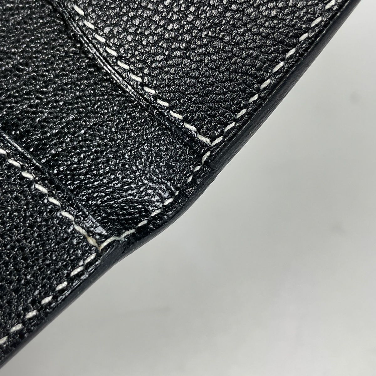 Hermes in the Loop Compact Bifold Wallet Chevre Misor Black — view 4