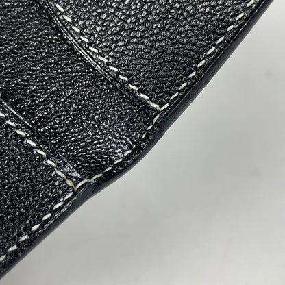Hermes in the Loop Compact Bifold Wallet Chevre Misor Black — view 4