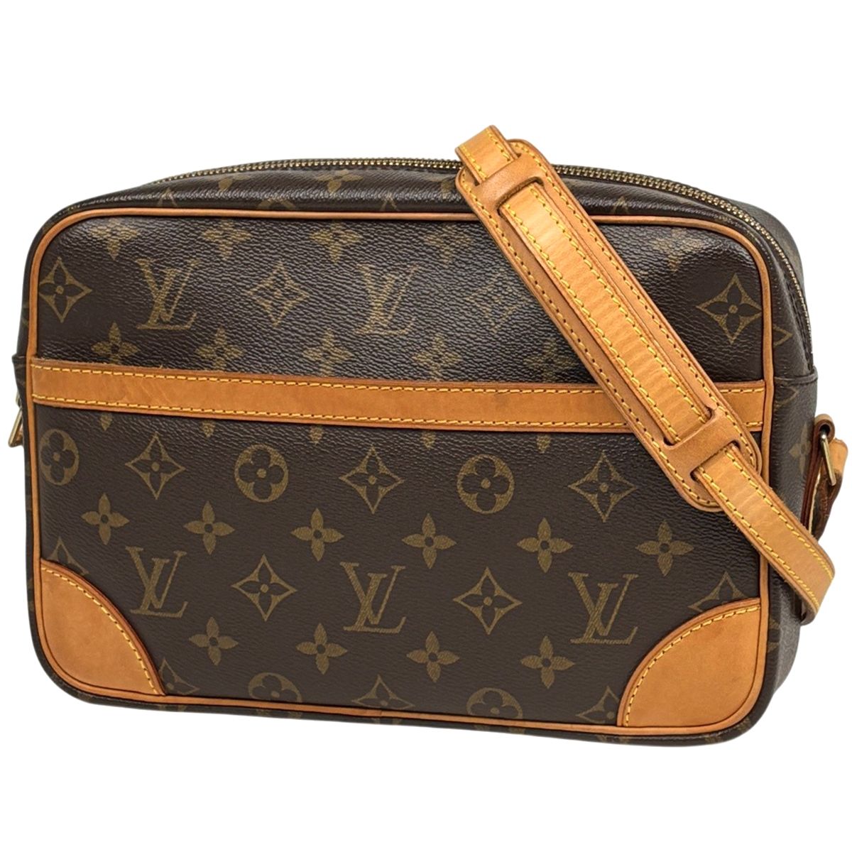 Louis Vuitton Trocadero 27 Shoulder Bag Monogram Brown