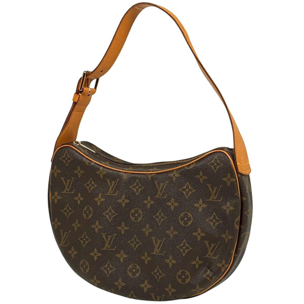 Louis Vuitton Croissant MM Shoulder Bag Monogram Brown
