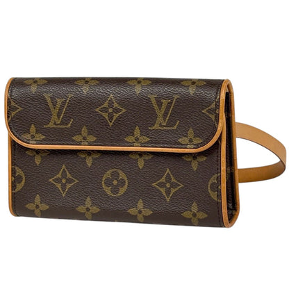 Louis Vuitton Pochette Florentine Waist Bag Pouch Monogram Brown