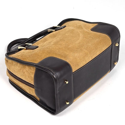 Loewe Amazona 26 Handbag Suede Brown — view 2