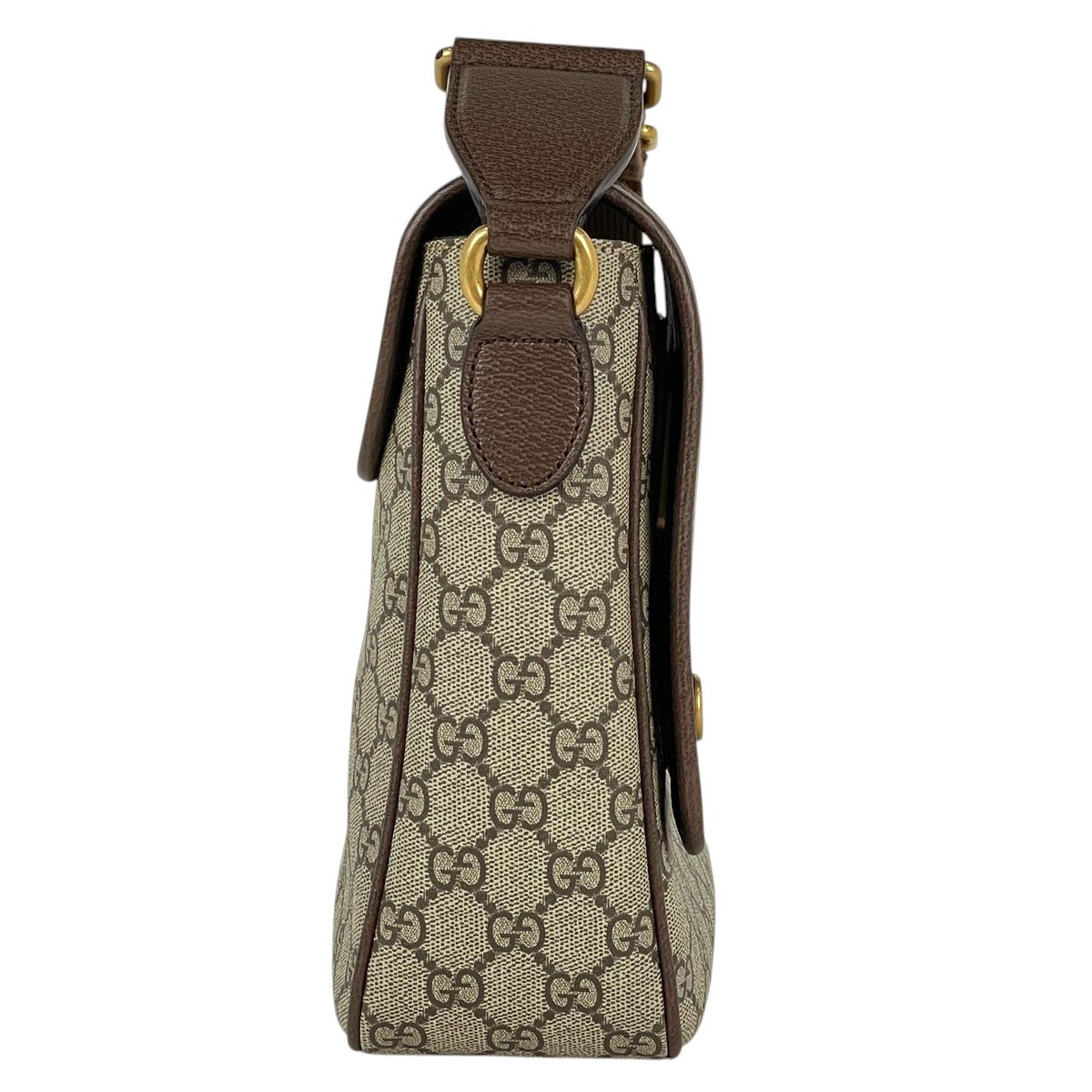 Gucci Ophidia GG Shoulder Bag Web Brown — view 4