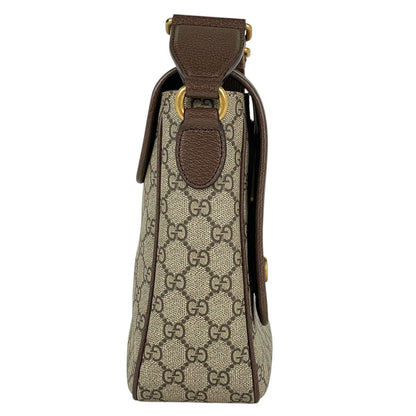 Gucci Ophidia GG Shoulder Bag Web Brown — view 4