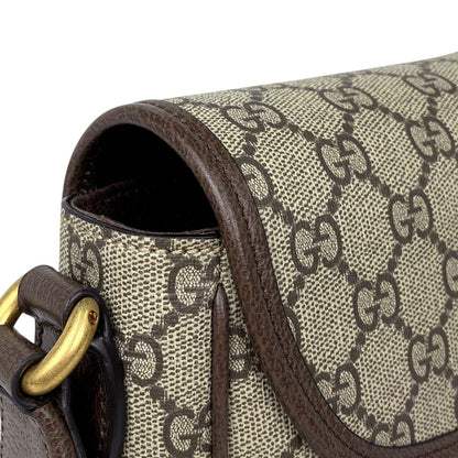 Gucci Ophidia GG Shoulder Bag Web Brown — view 8