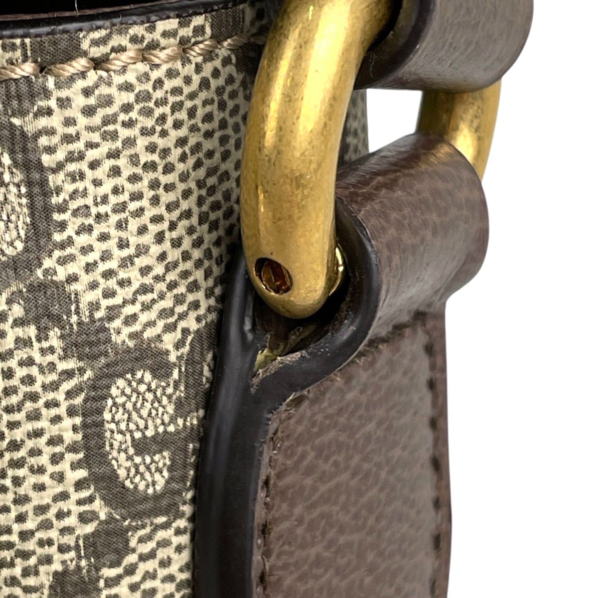 Gucci Ophidia GG Shoulder Bag Web Brown — view 7