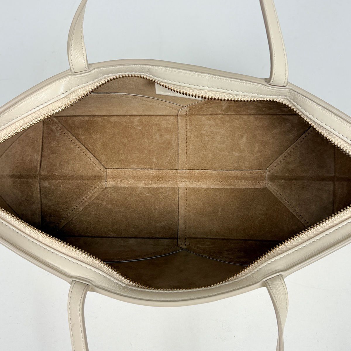Loewe Puzzle Fold Shoulder Bag Leather White — view 8