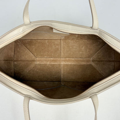 Loewe Puzzle Fold Shoulder Bag Leather White — view 8