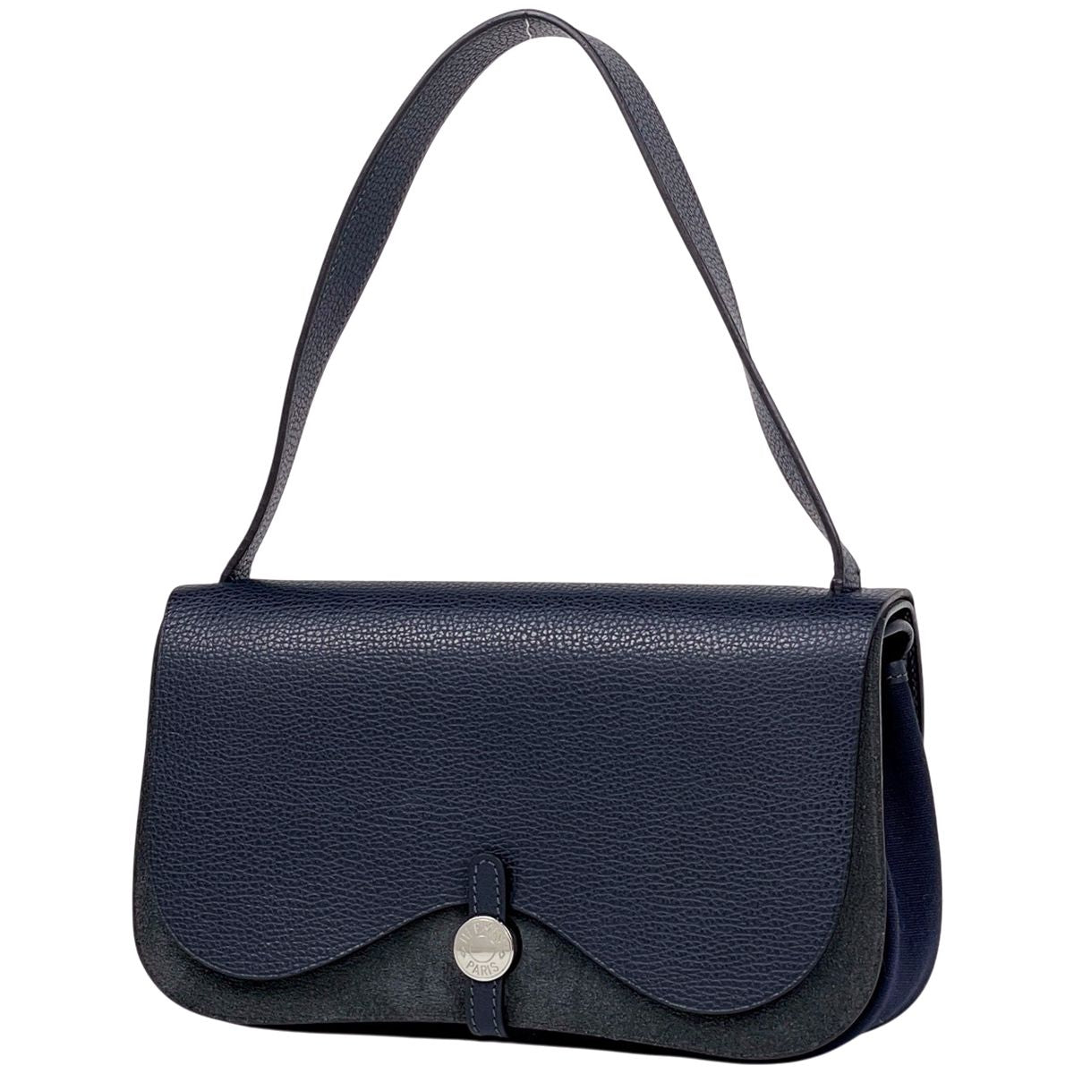 Hermes Sac Colorado PM Shoulder Bag Toile Officier Blue Ocean