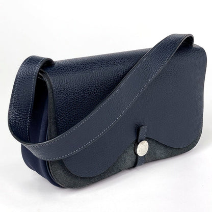 Hermes Sac Colorado PM Shoulder Bag Toile Officier Blue Ocean — view 4
