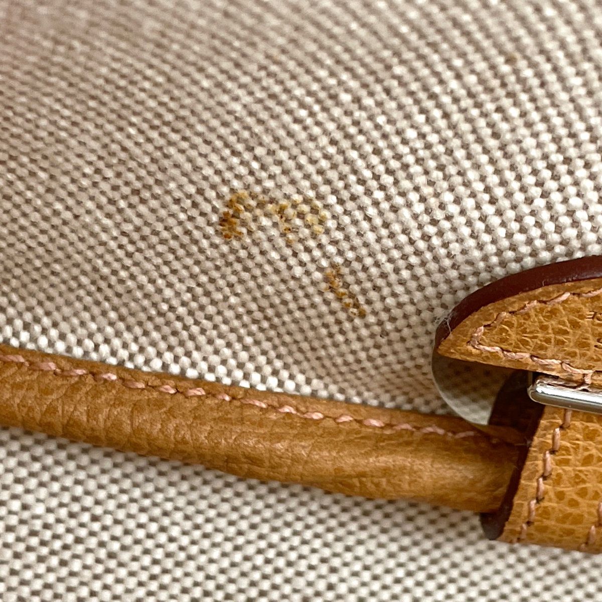 Hermes Sac Colorado PM Shoulder Bag Toile Ash Natural — view 8