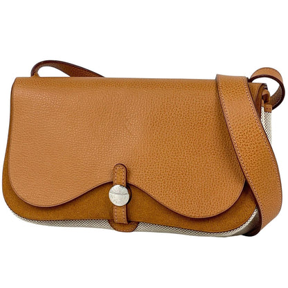 Hermes Sac Colorado PM Shoulder Bag Toile Ash Natural