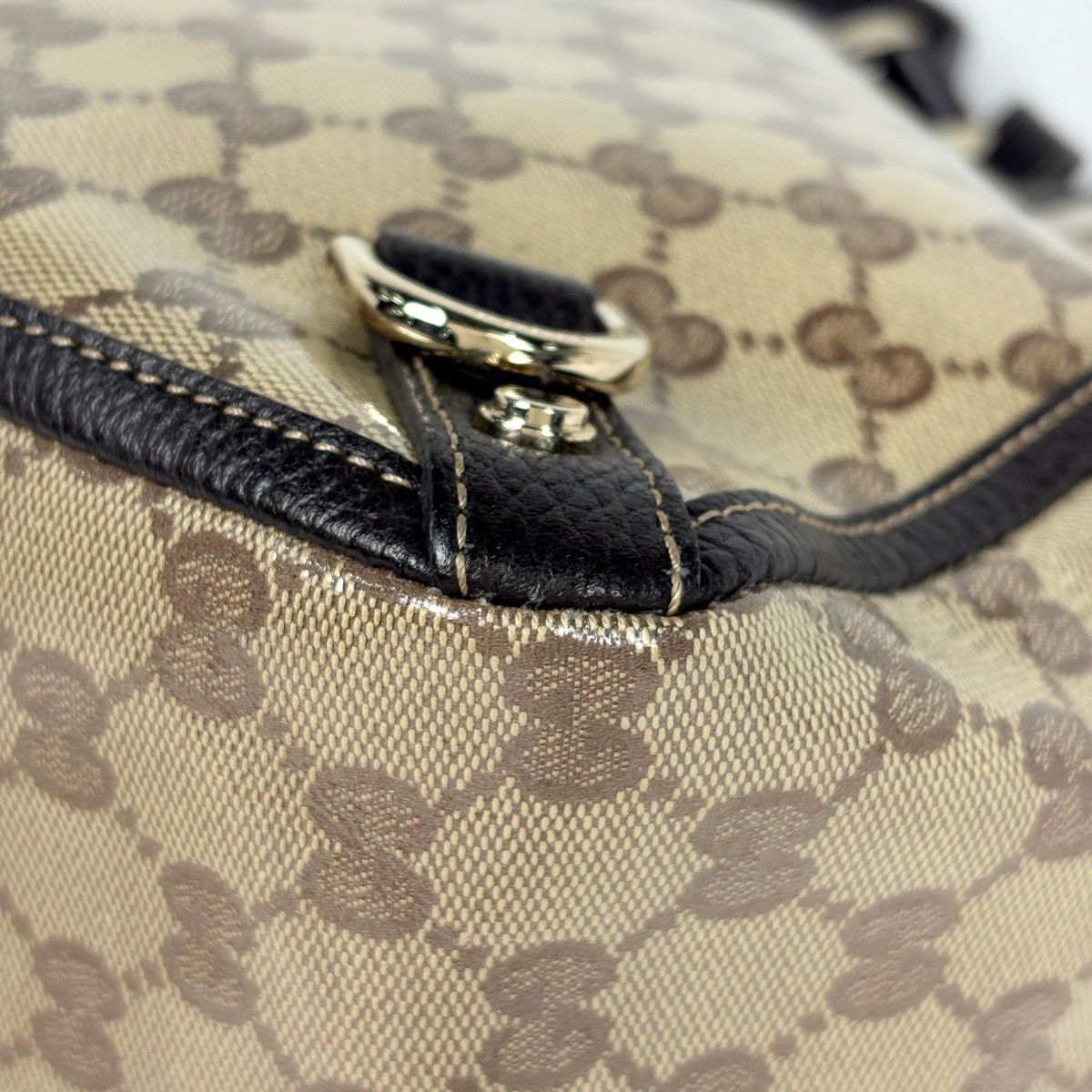 Gucci GG Crystal Tote Brown — view 3