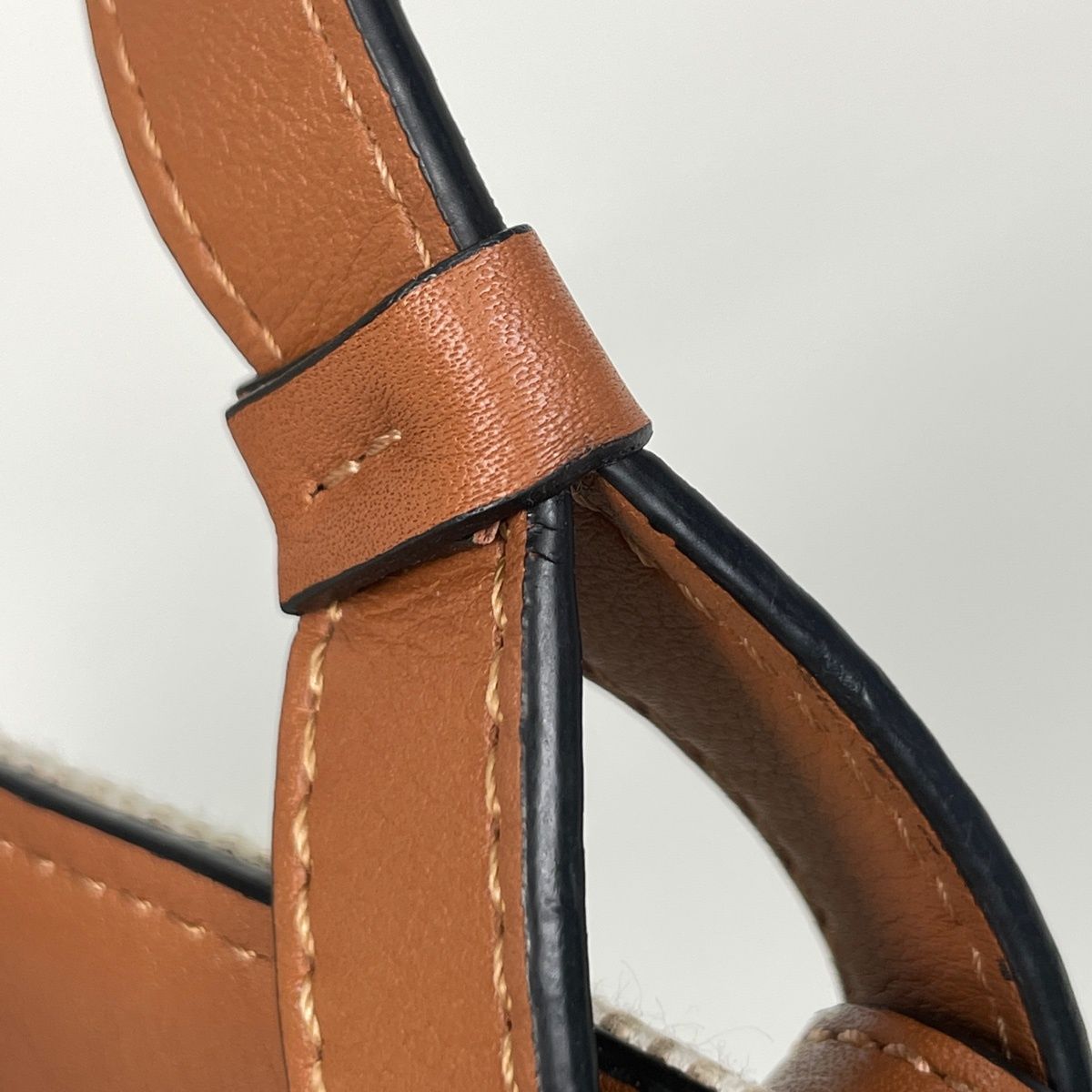 Loewe Anagram Tote 2-Way Fabric Beige Brown — view 4