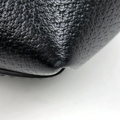 Gucci GG Pattern Tote Shoulder Bag Denim Black — view 3