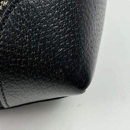 Gucci GG Pattern Tote Shoulder Bag Denim Black — view 4