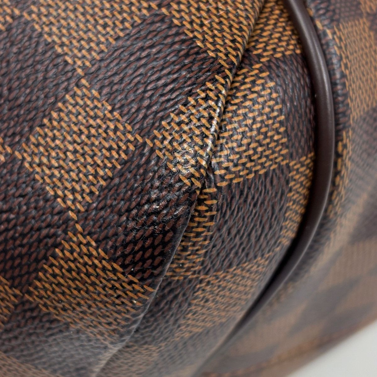 Louis Vuitton Totally MM Shoulder Bag Tote Damier Brown — view 3