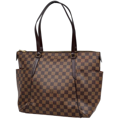 Louis Vuitton Totally MM Shoulder Bag Tote Damier Brown