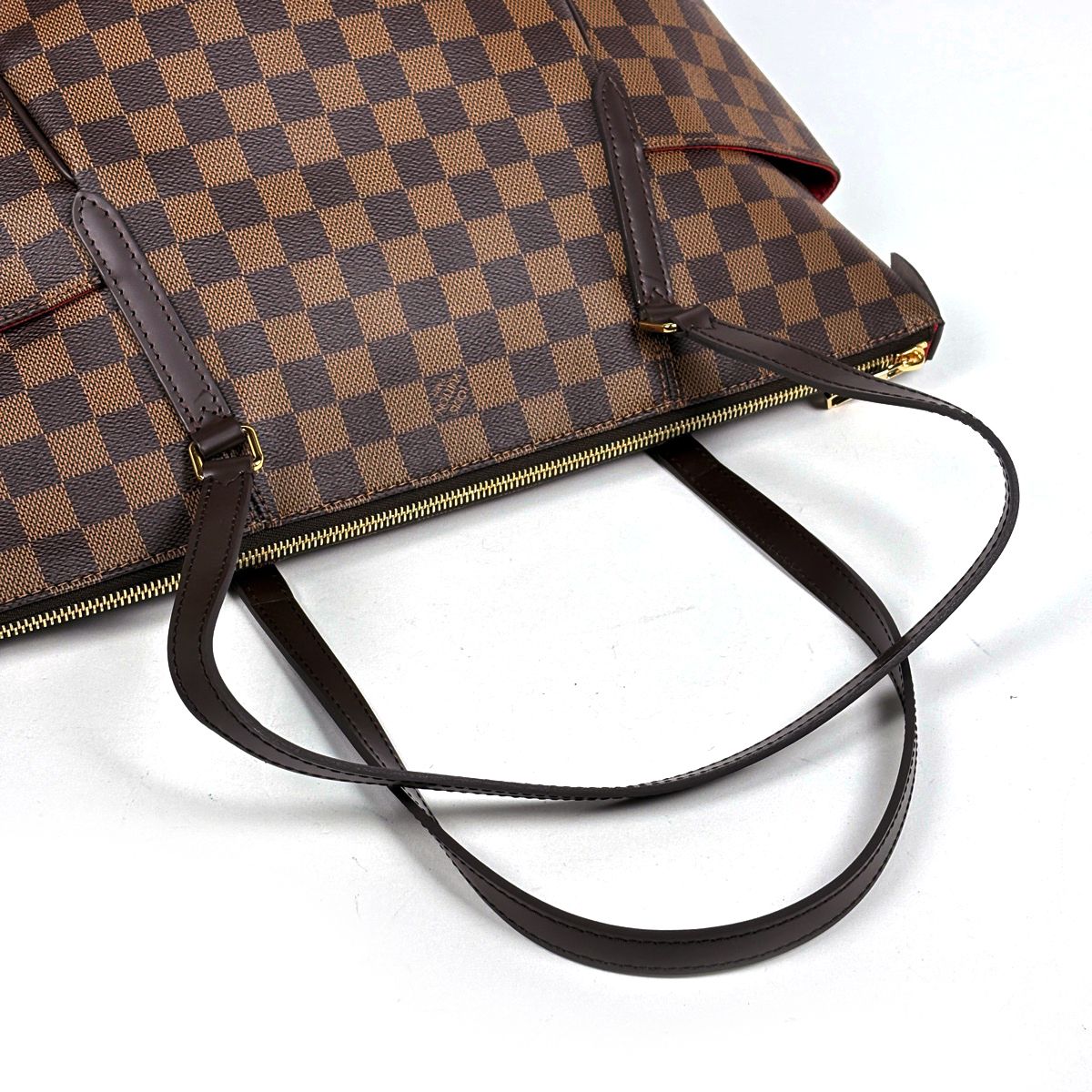 Louis Vuitton Totally MM Shoulder Bag Tote Damier Brown — view 5