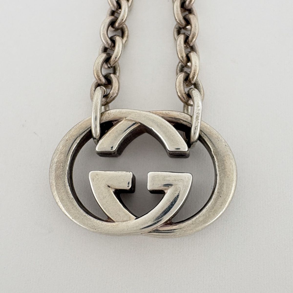 Gucci Interlocking Necklace 925 Sterling Silver — view 2