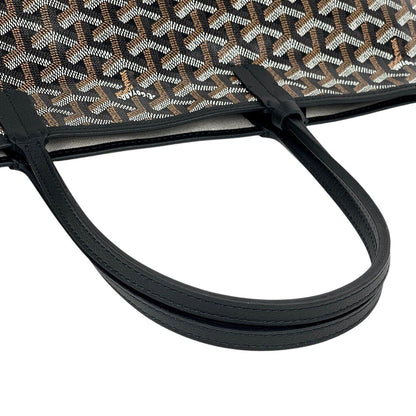 Goyard Saint Louis PM Reversible Tote Black Brown — view 8