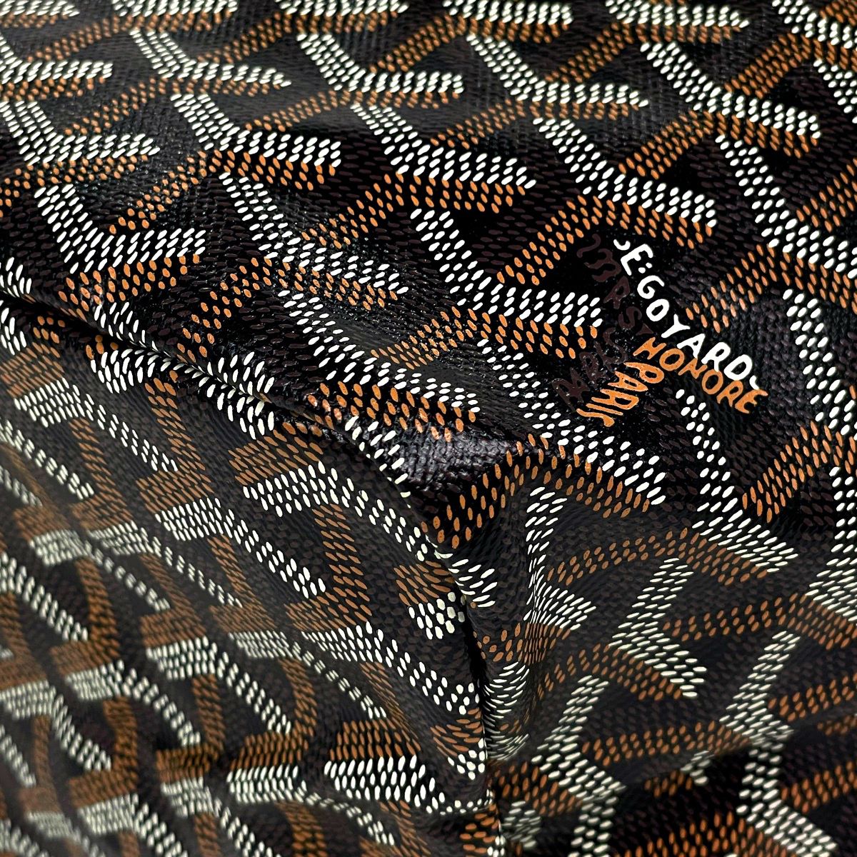 Goyard Saint Louis PM Reversible Tote Black Brown — view 6