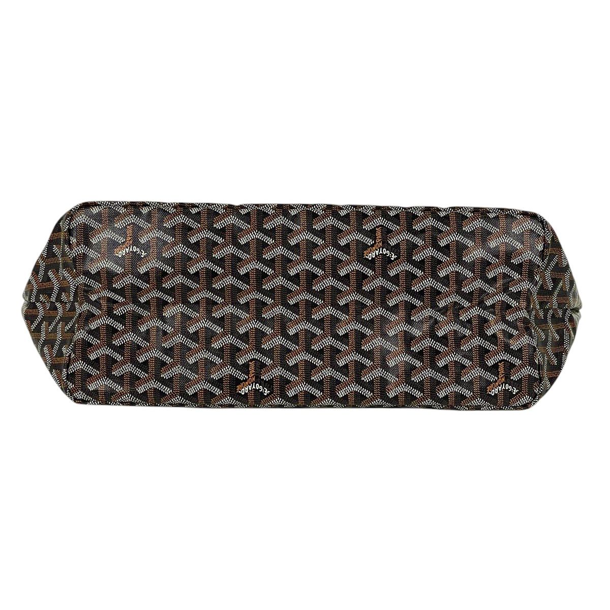 Goyard Saint Louis PM Reversible Tote Black Brown — view 5