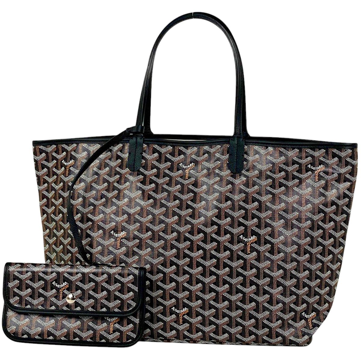 Goyard Saint Louis PM Reversible Tote Black Brown