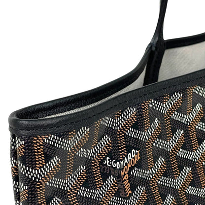 Goyard Saint Louis PM Reversible Tote Black Brown — view 7