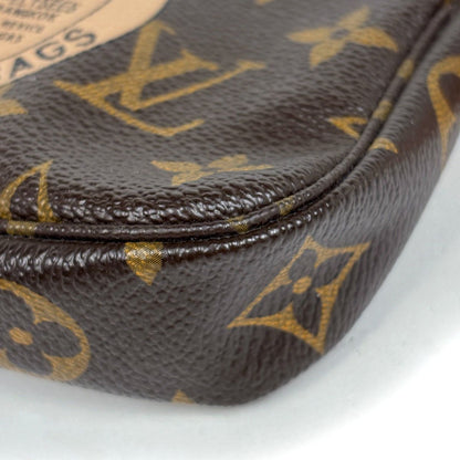 Louis Vuitton Mini Pochette T&b Makeup Cosmetics Pouch Monogram Brown — view 3