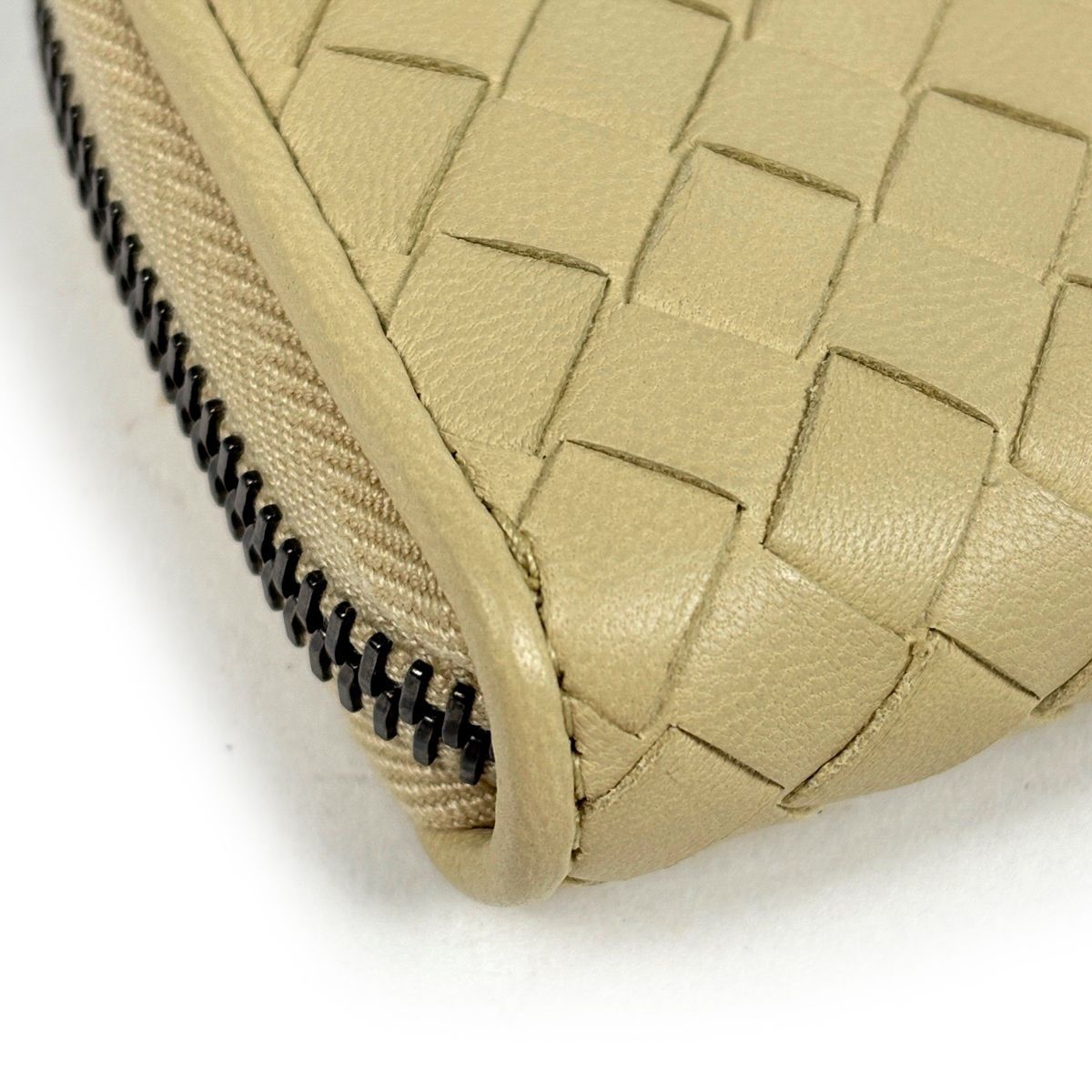 Bottega Veneta Intrecciato Coin Case Card Leather Yellow — view 3