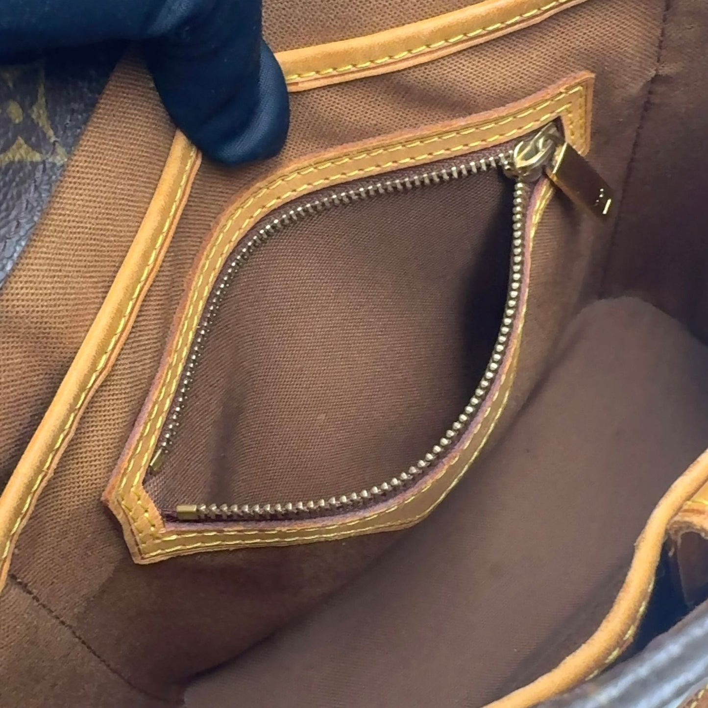 Louis Vuitton Vavin PM Monogram Leather Brown Handbag — view 7