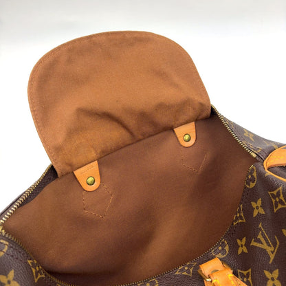Louis Vuitton Speedy 35 Monogram Leather Brown Handbag Gold — view 7