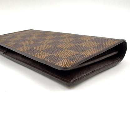 Louis Vuitton Portefeuille Brazza Damier Ebene Brown Bifold Wallet — view 5