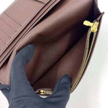 Louis Vuitton Portefeuille Brazza Damier Ebene Brown Bifold Wallet — view 9