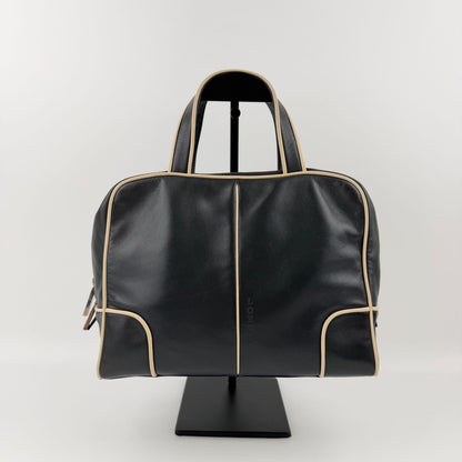 Loewe Handbag Black Leather Vintage — view 2