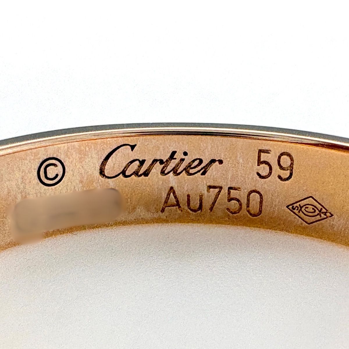 Cartier Mini Love Ring PG Pink Gold — view 4