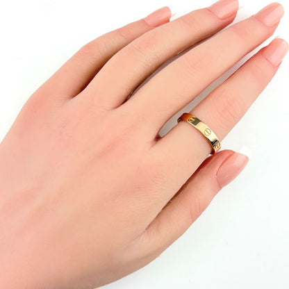 Cartier Mini Love Ring PG Pink Gold — view 3