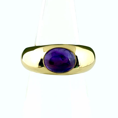Tiffany & Co Amethyst Ring YG Yellow Gold