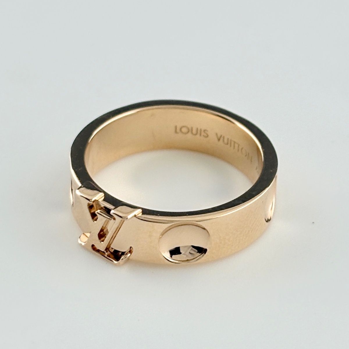 Louis Vuitton Bag Empreinte Ring PG Pink Gold Pave Diamond No 9 — view 2