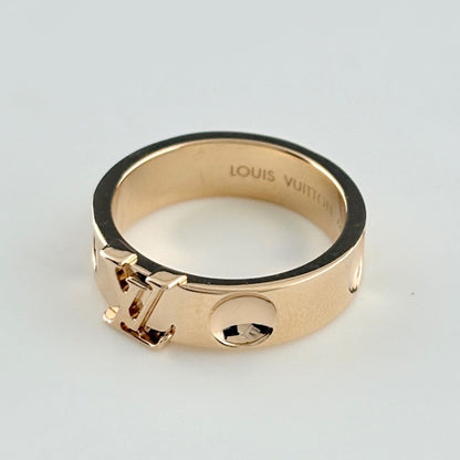 Louis Vuitton Bag Empreinte Ring PG Pink Gold Pave Diamond No 9 — view 2