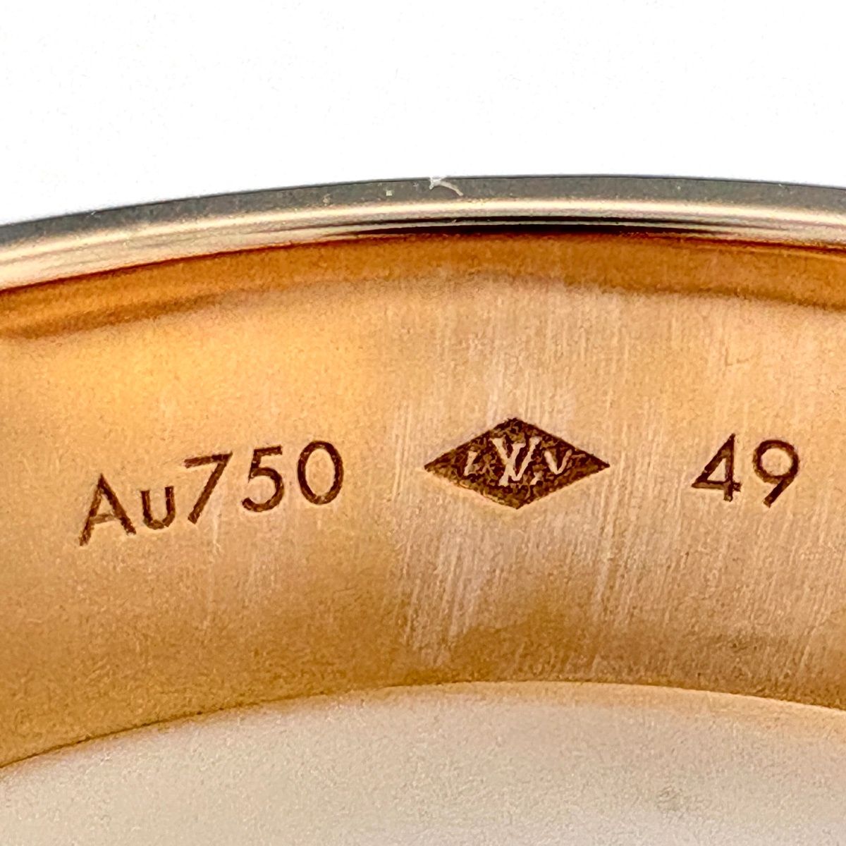 Louis Vuitton Bag Empreinte Ring PG Pink Gold Pave Diamond No 9 — view 6