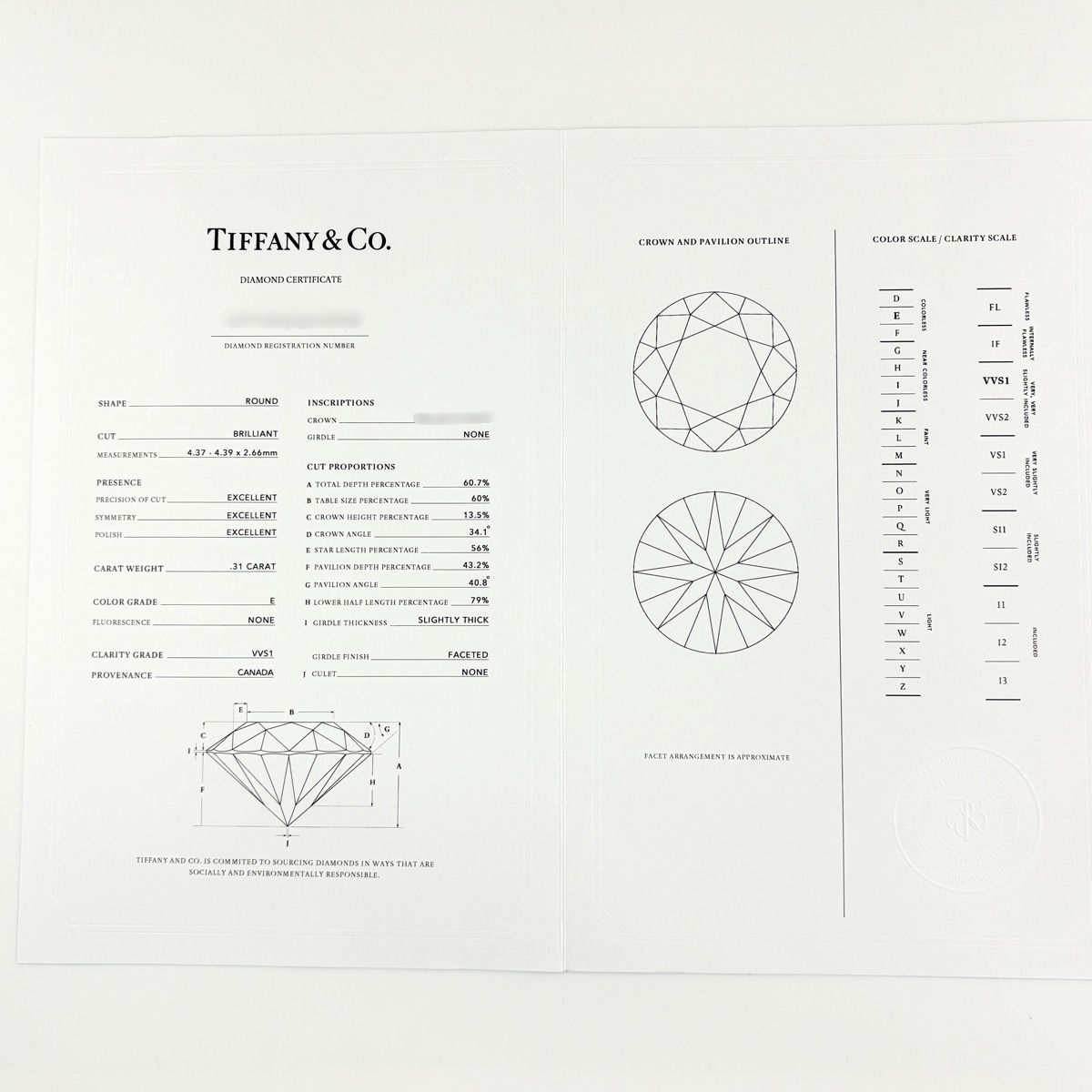 Tiffany & Co Setting Engagement Ring YG Yellow Gold Platinum Diamond Solitaire — view 9
