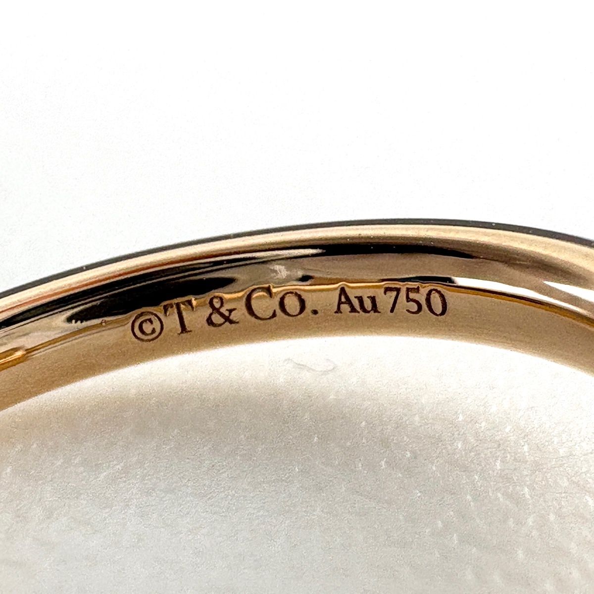 Tiffany & Co T One Narrow Ring PG Pink Gold